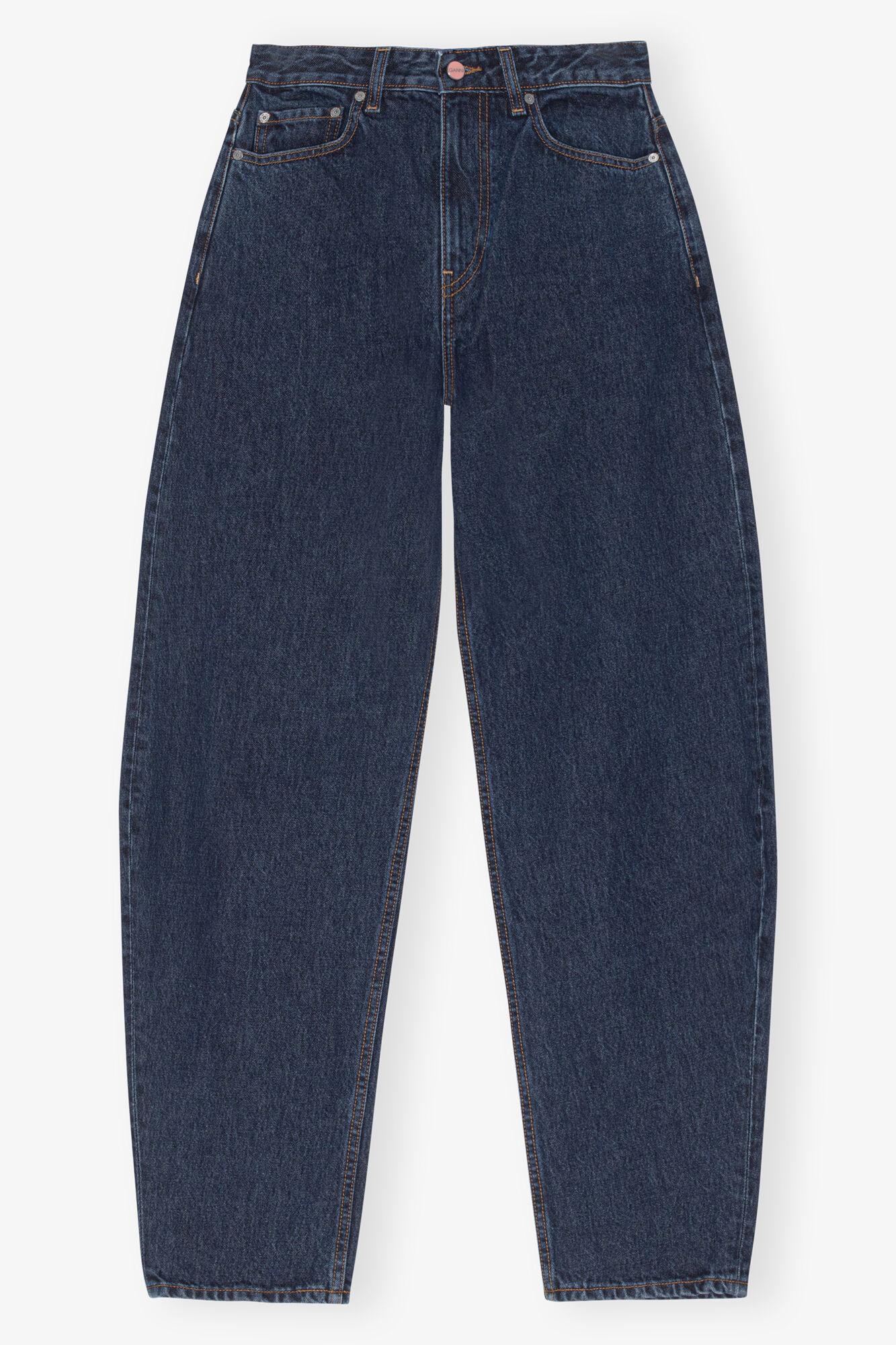 Dark Blue Stary Jeans Product Image