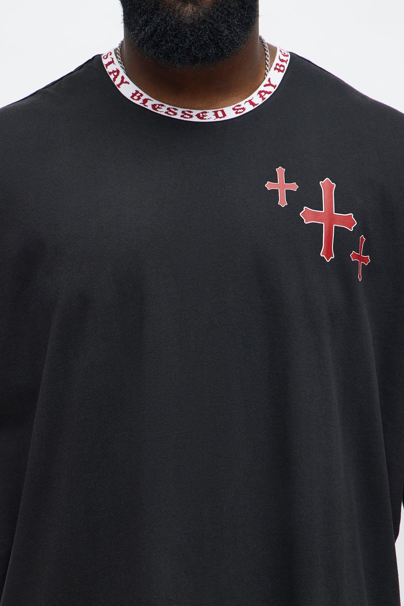 Muscle Stay Blessed Tank - Black Product Image