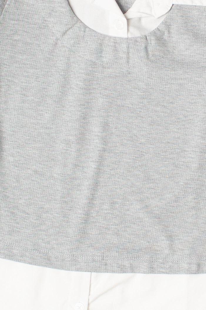 Layered Sweater Blouse Top Product Image