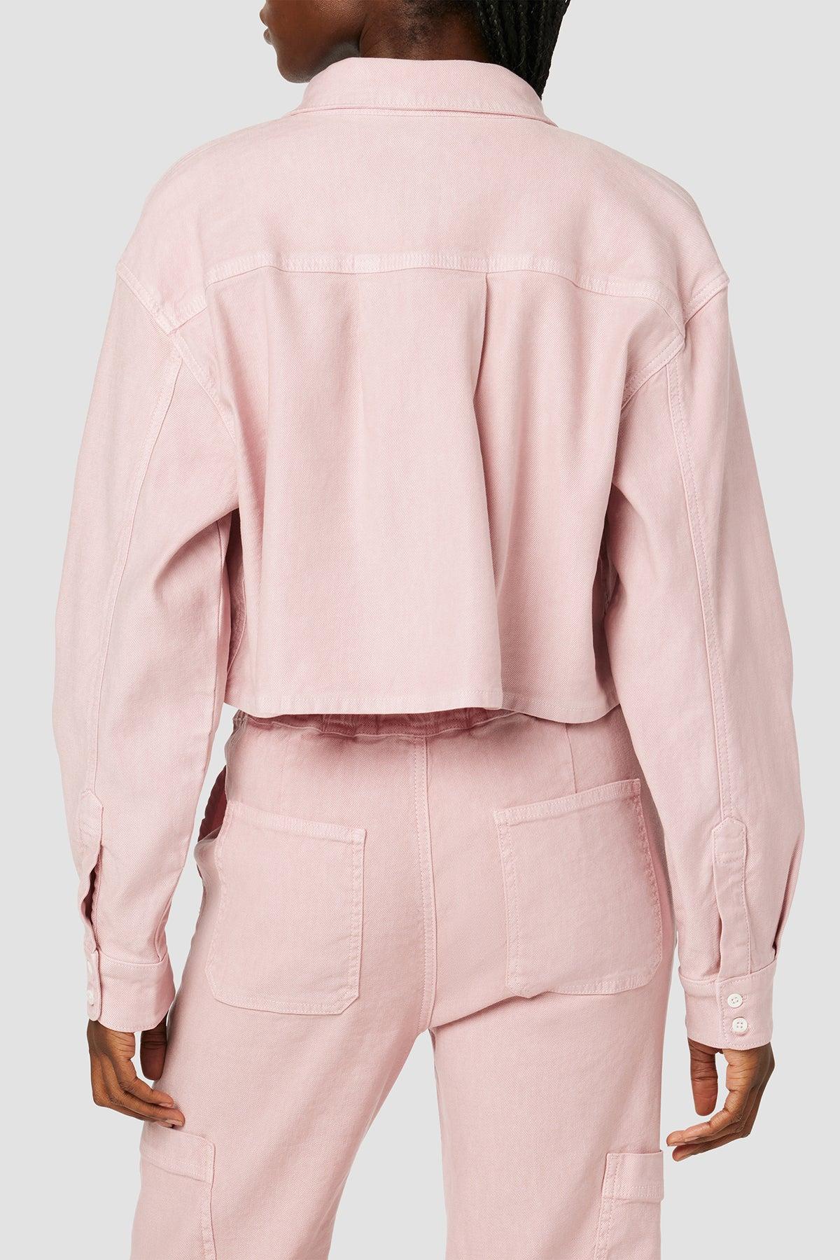 Oversized Cropped Shirt Female Product Image