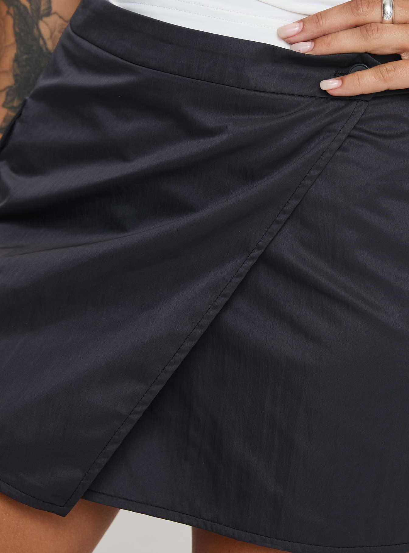 Caran Cargo Mini Skirt Grey Product Image