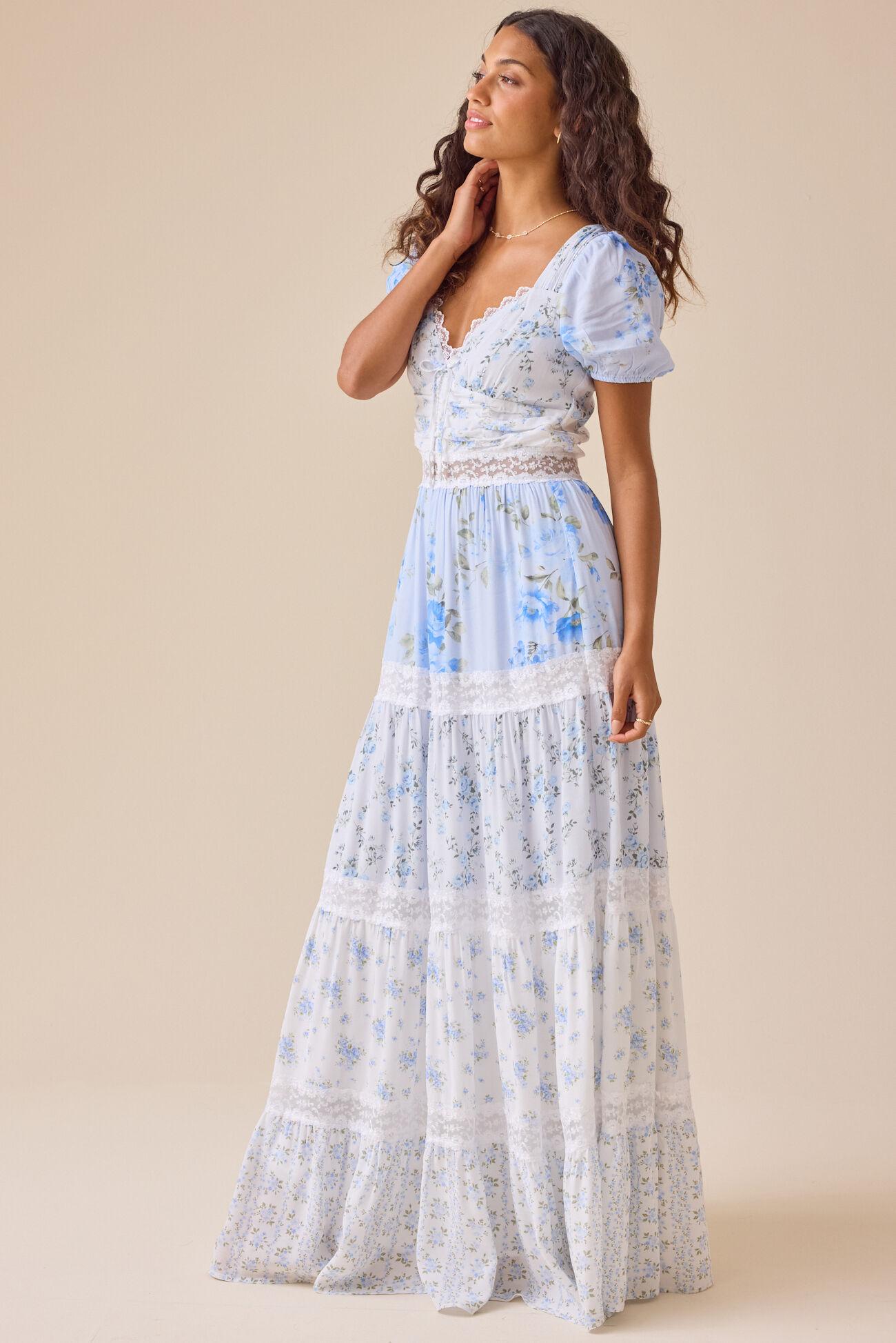 Hanna Floral Maxi Dress Product Image