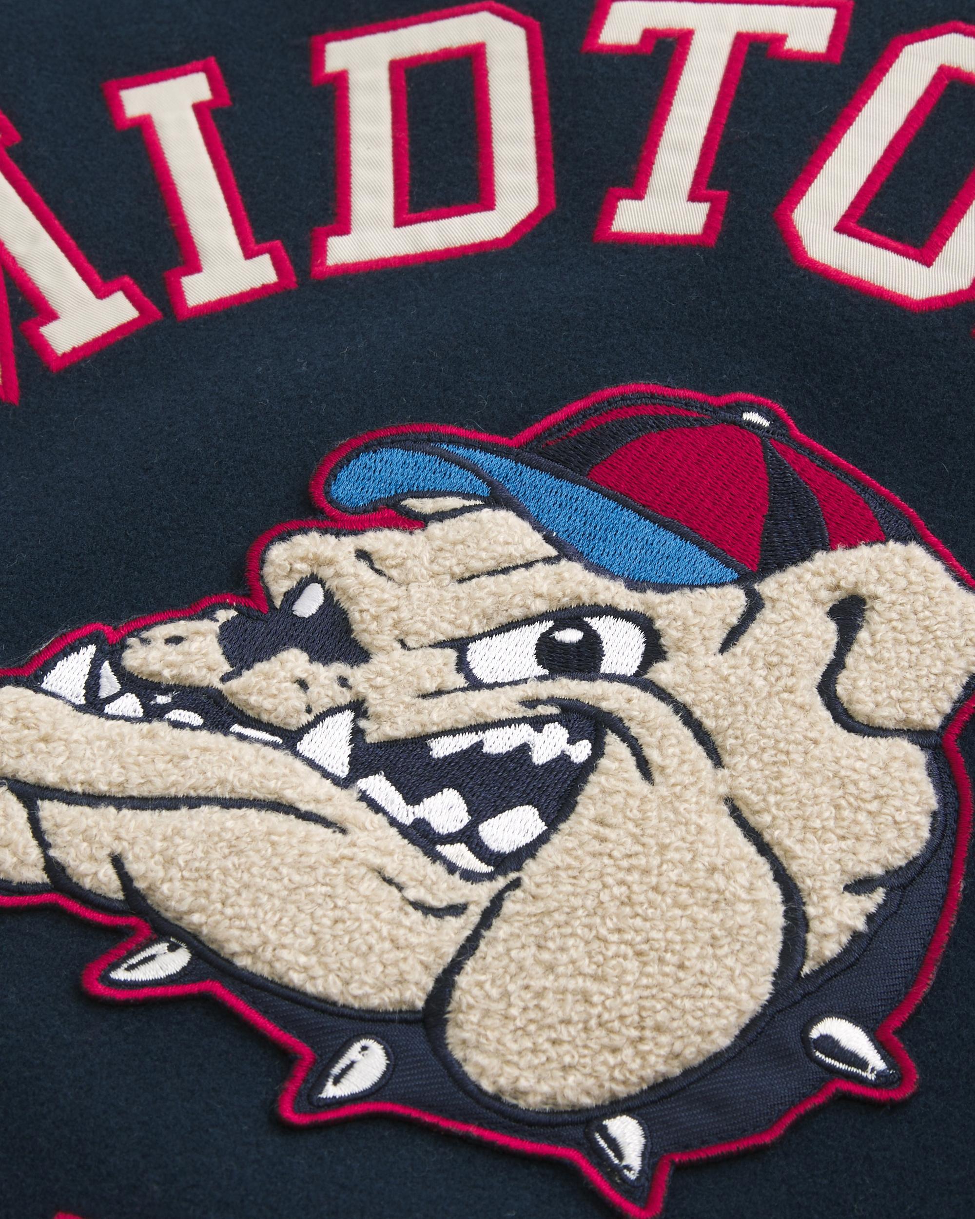 Midtown Bulldogs Graphic Varsity Jacket Product Image