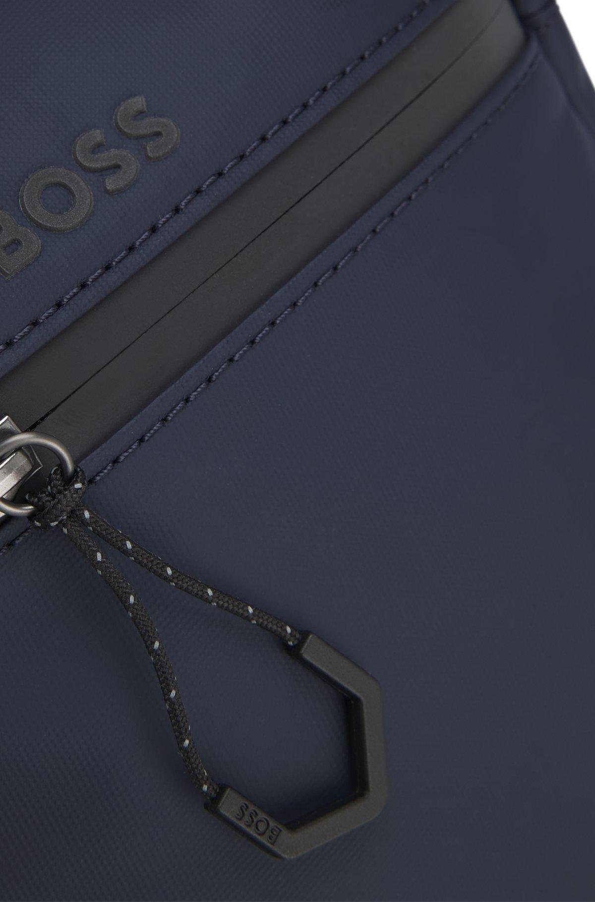 Reflective-detail reporter bag in faux leather Product Image