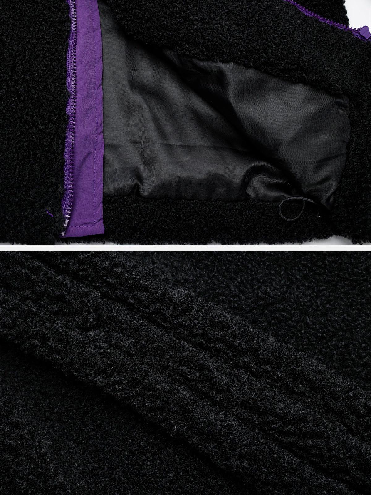 Aelfric Eden Mountains Graphic Sherpa Coat Product Image