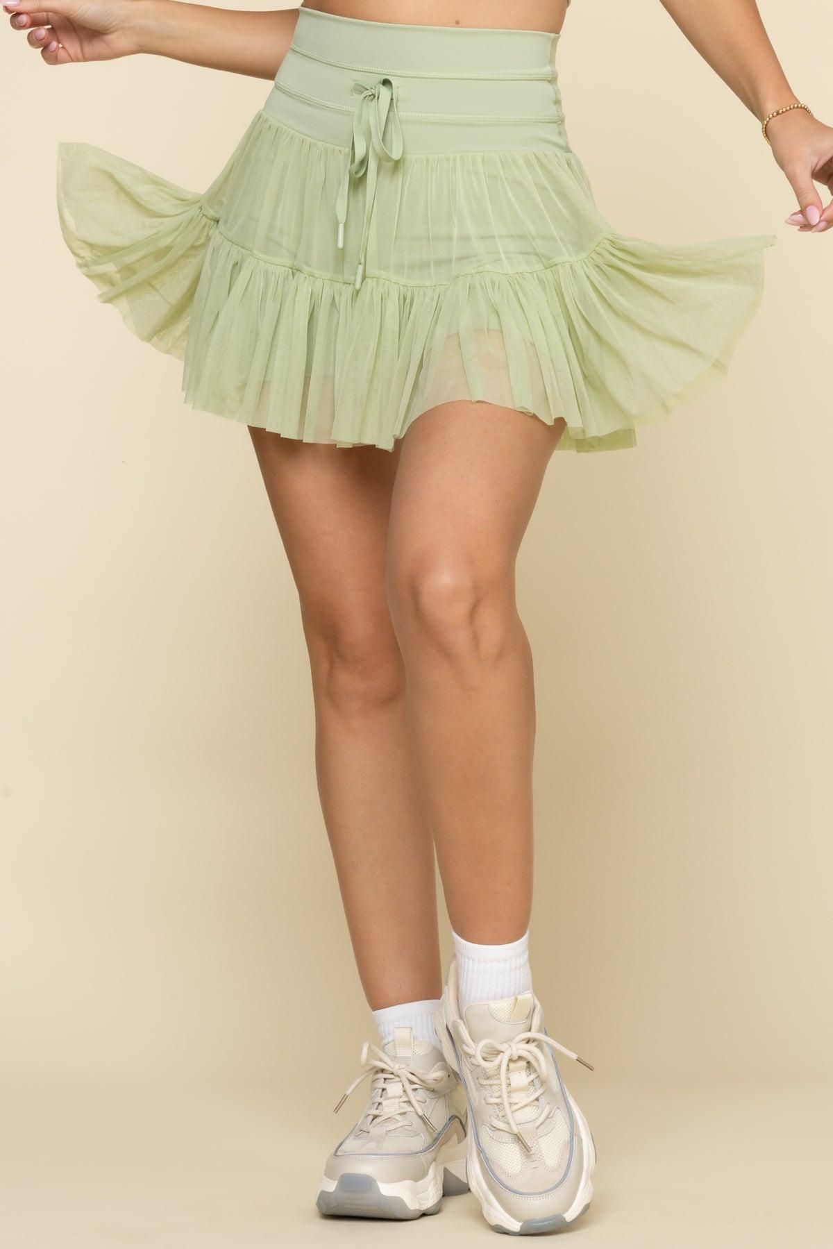 Pirouette Skort - Pistachio Product Image