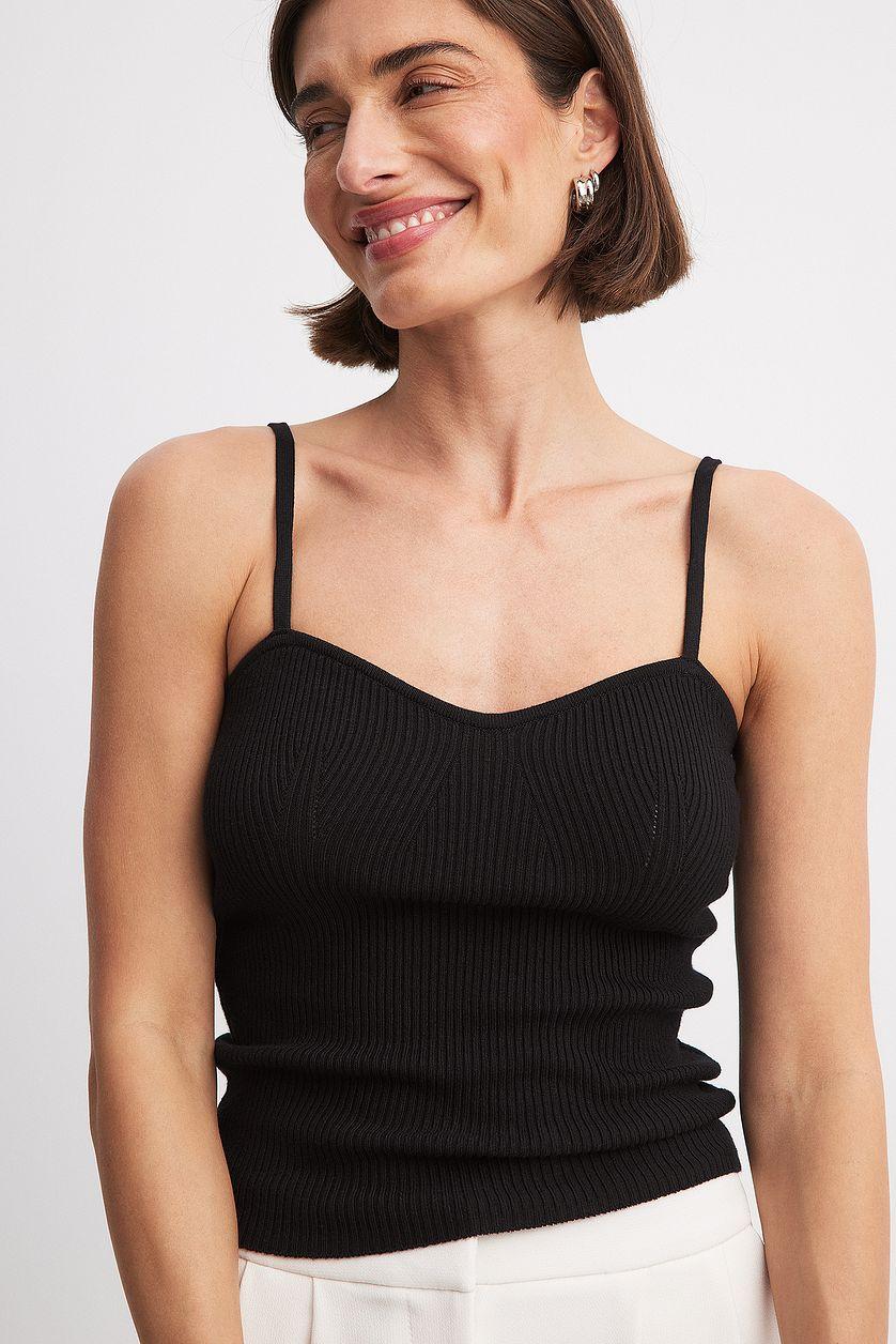 Fine Knitted Heartshape Top Product Image