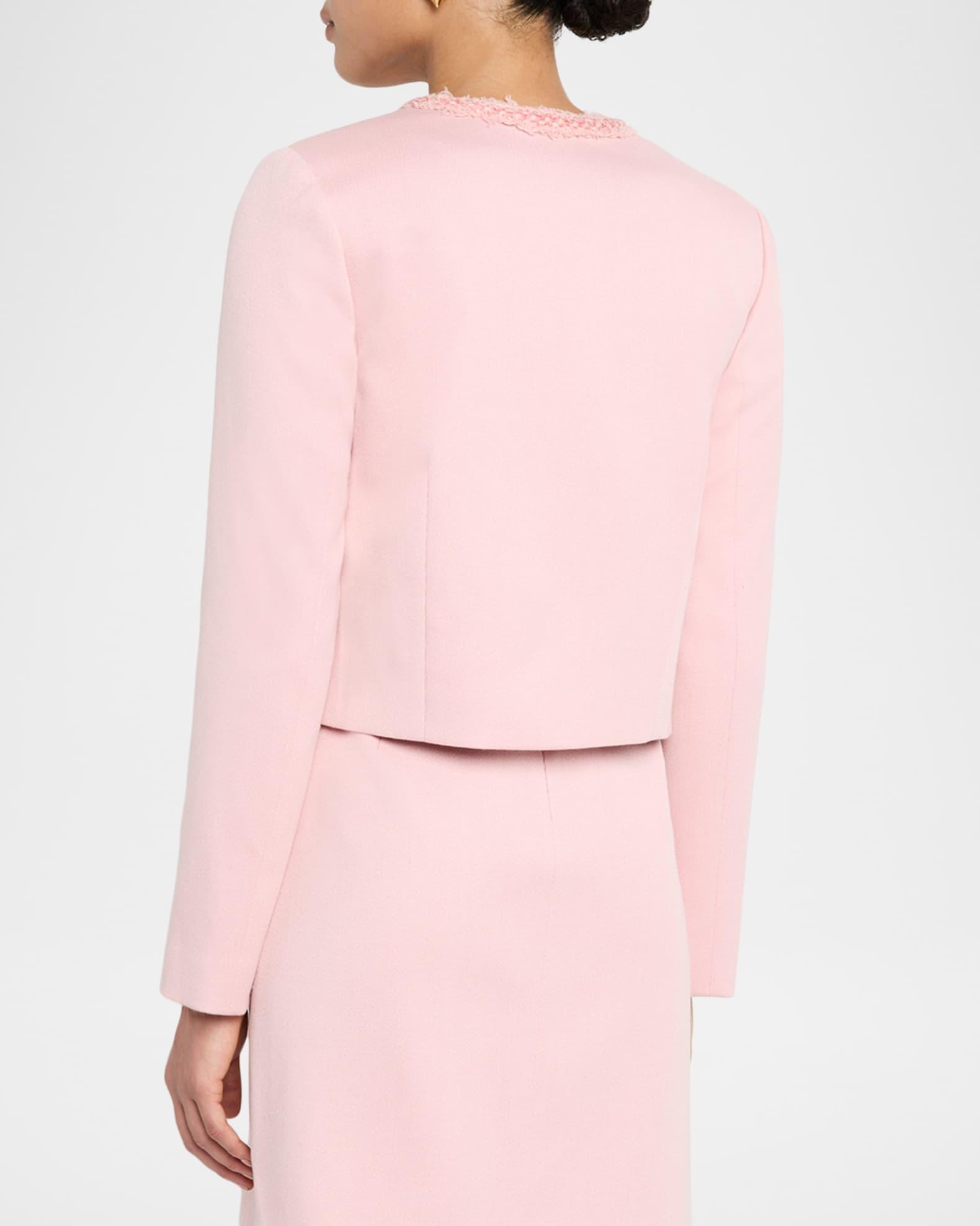 Tailored Melange Twill Jacket Product Image