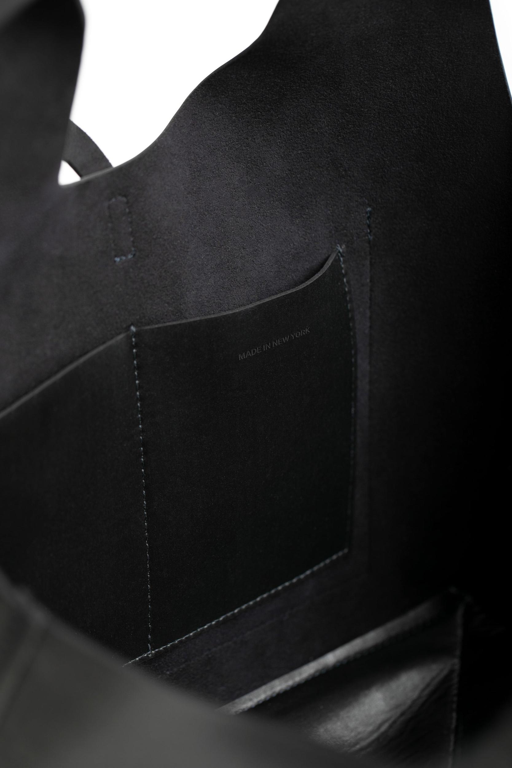 Coated Black Tote Product Image