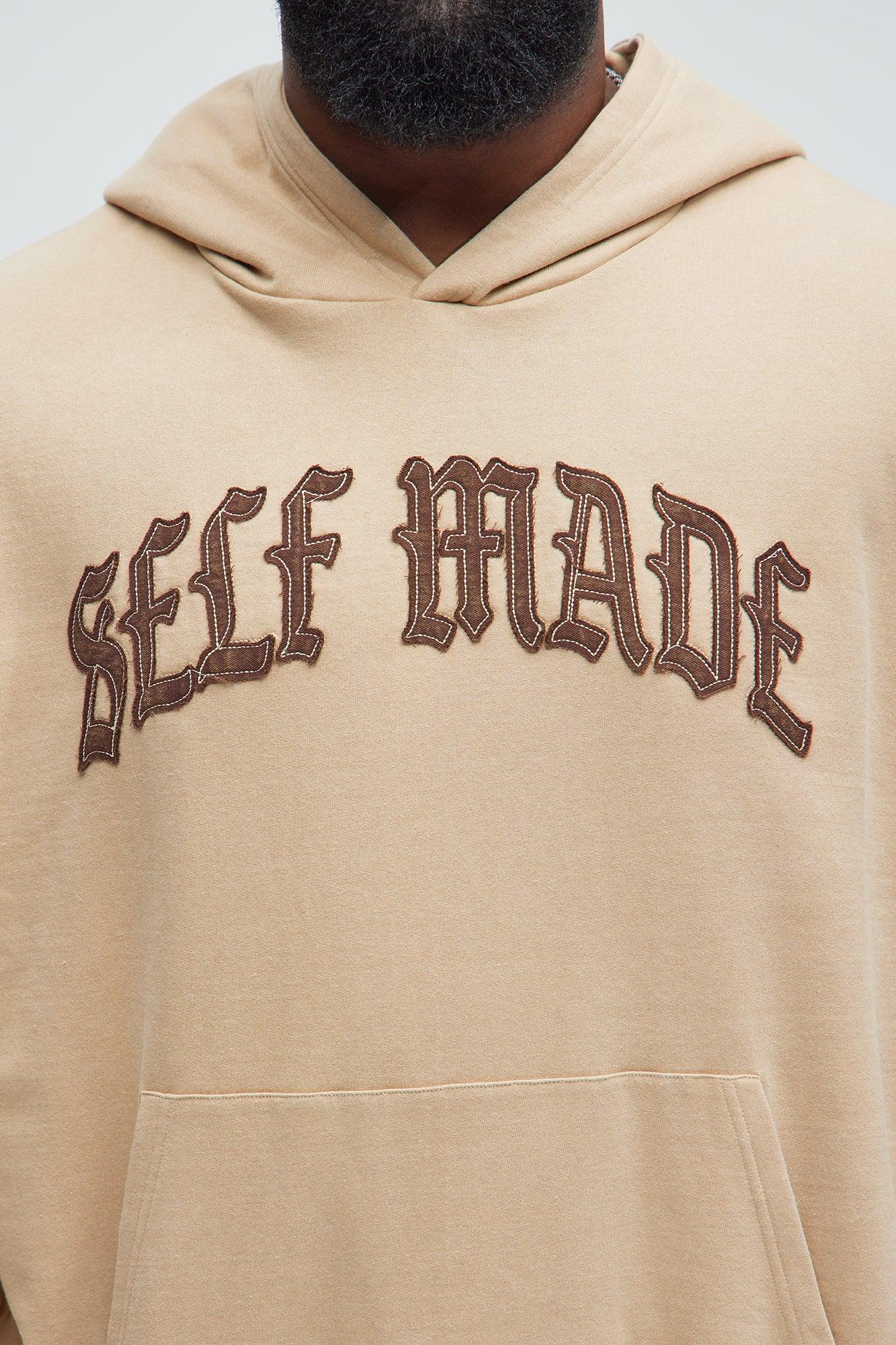 Respectfully Self Made Hoodie - Khaki Product Image