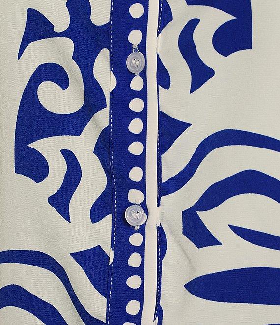 Sugarlips Border Printed High Waisted Leg Coordinating Pants Product Image