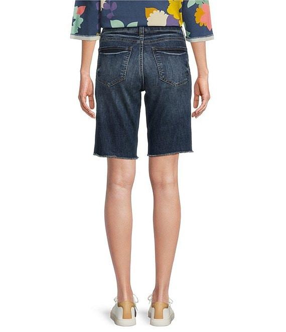 KUT from the Kloth Natalie Stretch Denim Mid Rise Bermuda Shorts Product Image