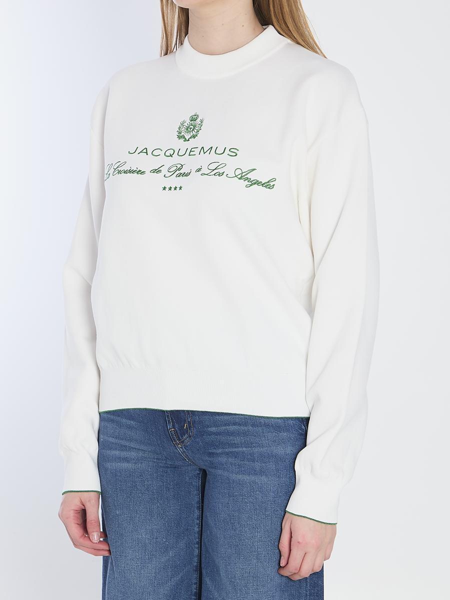 logo-embroidered sweatshirt Product Image