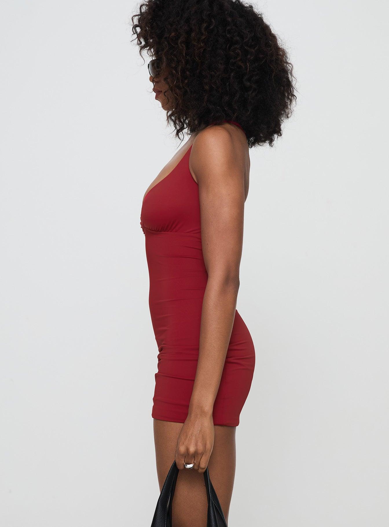 Wandella Mini Dress Red Product Image