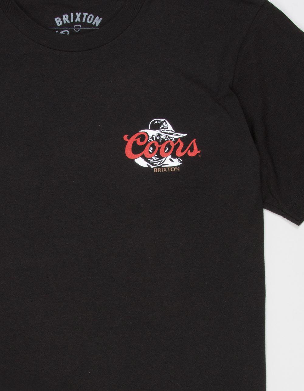 BRIXTON x Coors Wayne Mens Tee - BLACK Product Image