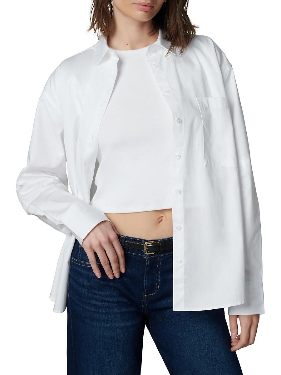 Womens Joes Jeans by Dani Michelle The Boyfriend Boxy Button-Up Shirt Product Image