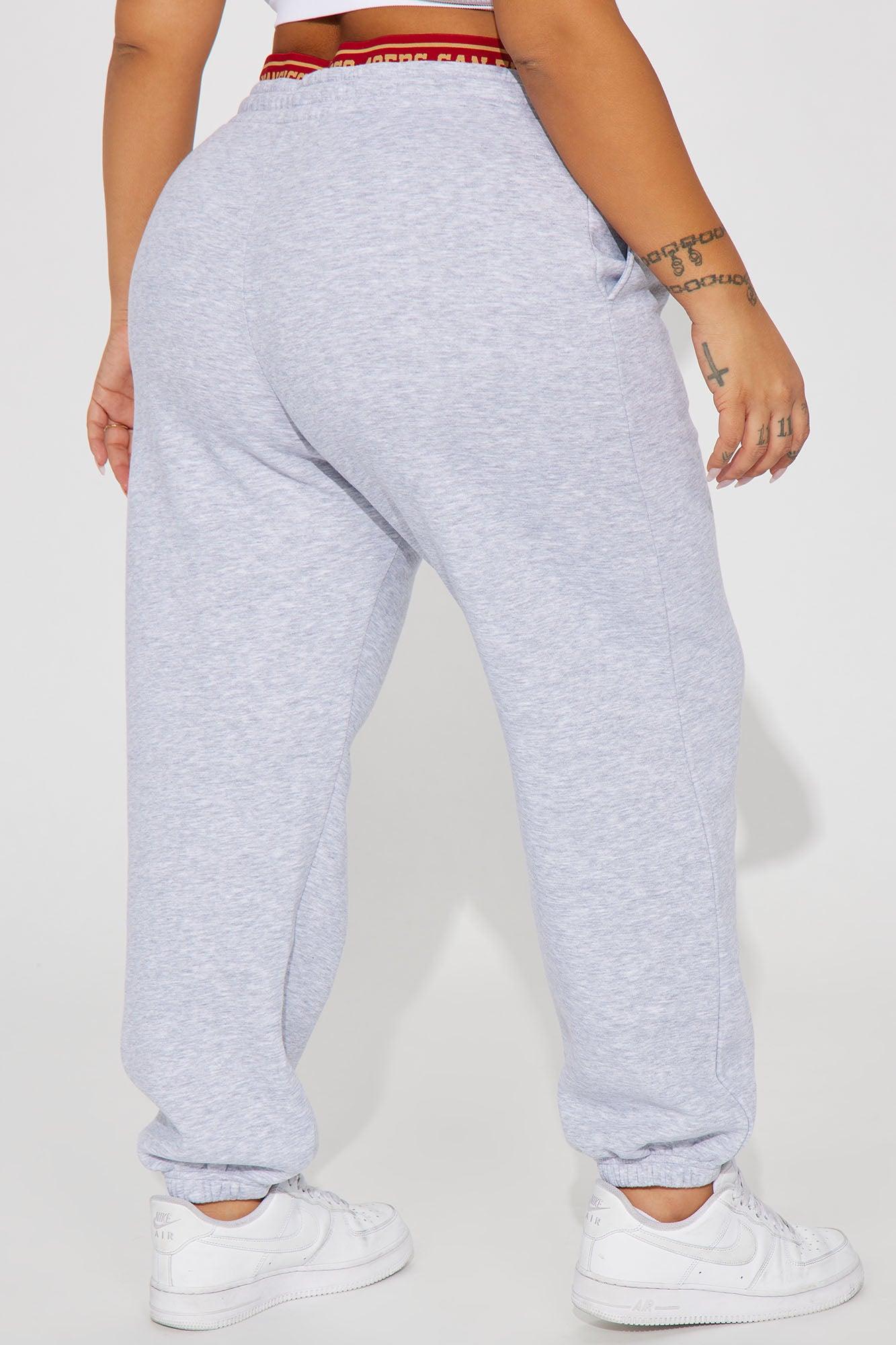 49ers Raise The Bar Sweatpant - Heather Grey Female Product Image