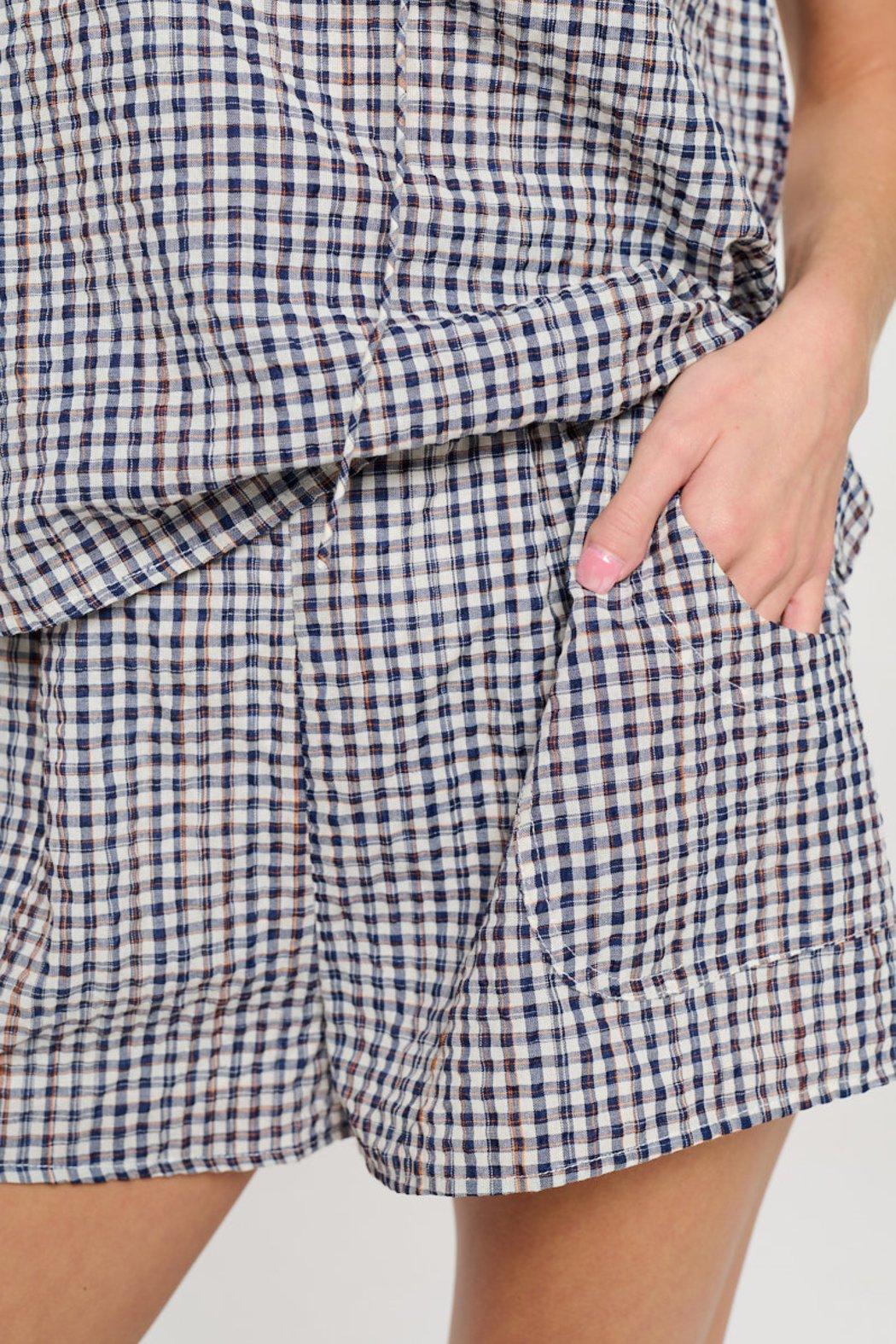 Sienna Plaid Shorts Product Image