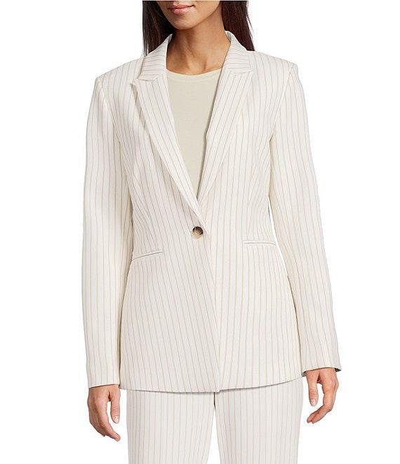 Alex Marie Liza Anywhere, Everywhere Coordinating Novelty Stripe Peak Lapel Blazer Product Image