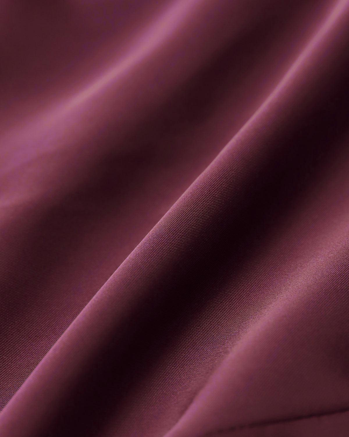 Wine Red Satin Blouse Product Image