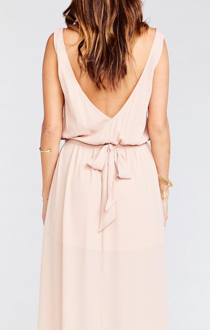 Bridesmaid Sash ~ Dusty Blush Crisp Product Image