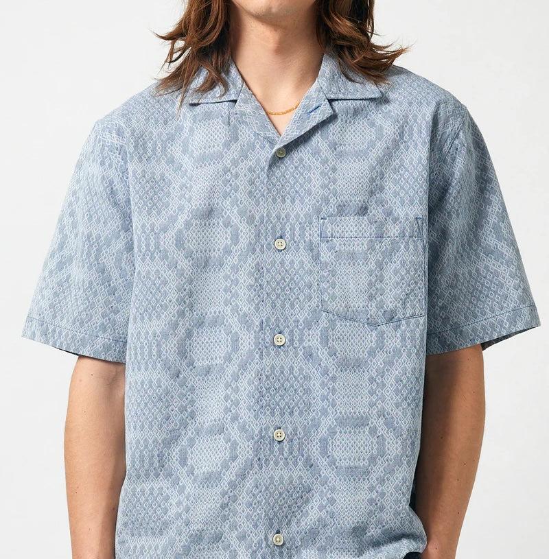 Diamond Jacquard Camp Shirt - Multi Product Image