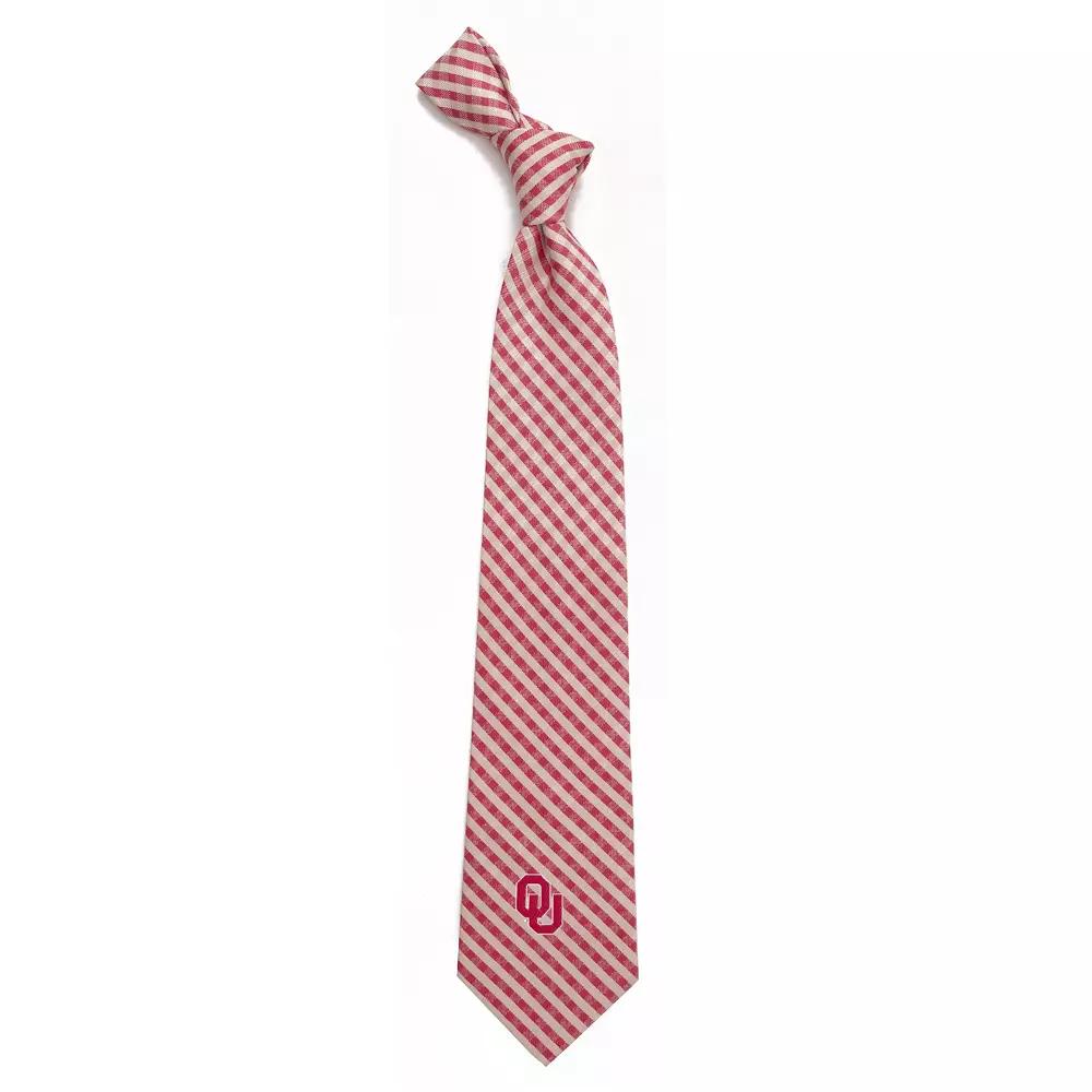 Men's Kansas Jayhawks Gingham Tie, Team Product Image