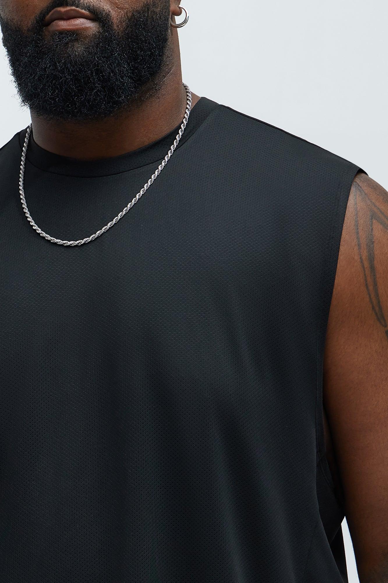 Vital Active Cut Off Tee - Black Product Image