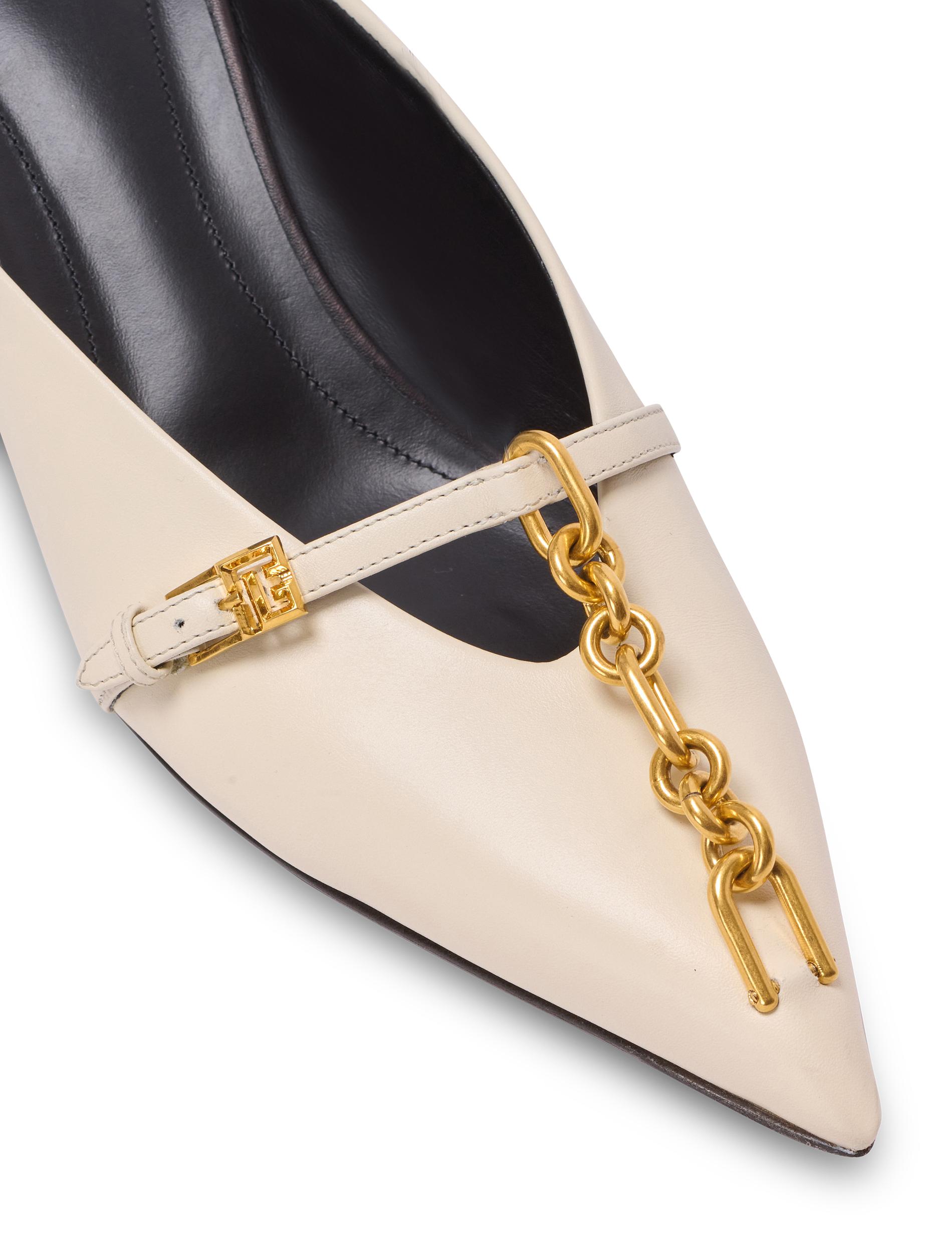 Sync leather mules with pointed toe Product Image