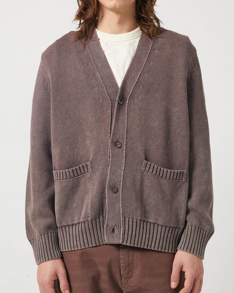 Acid Wash Cardigan - Black Product Image