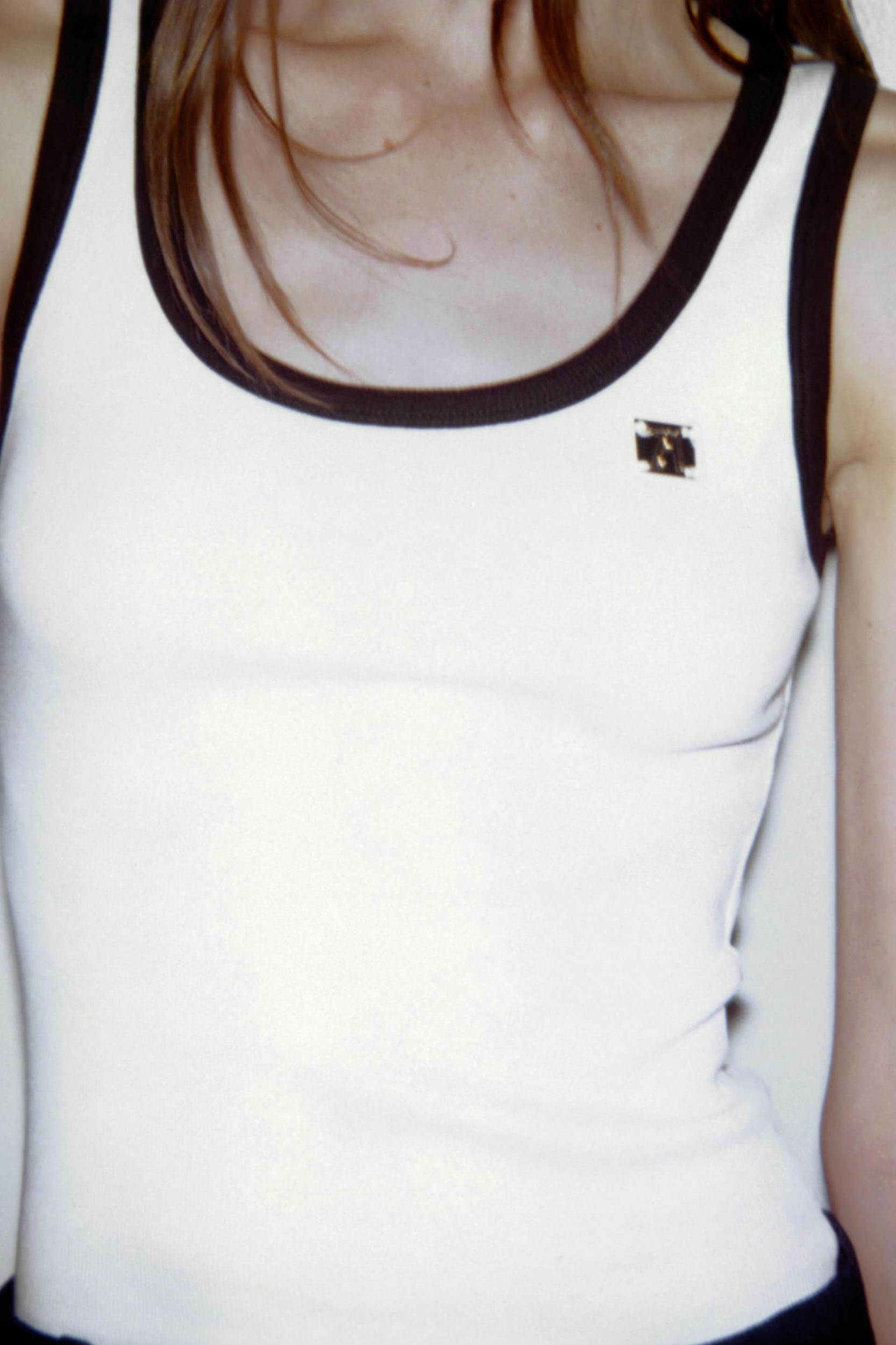 ZARA BROOCH TRIM TOP Product Image