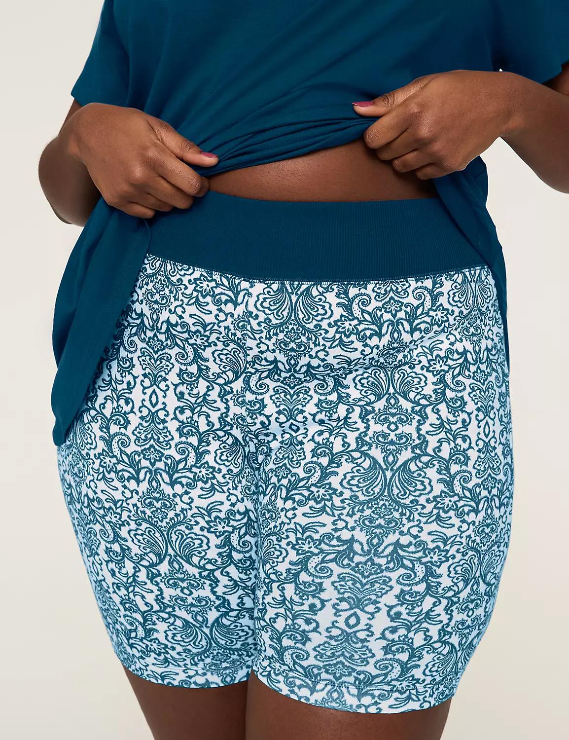 Comfy Cotton Tee & Bike Short PJ Set Product Image