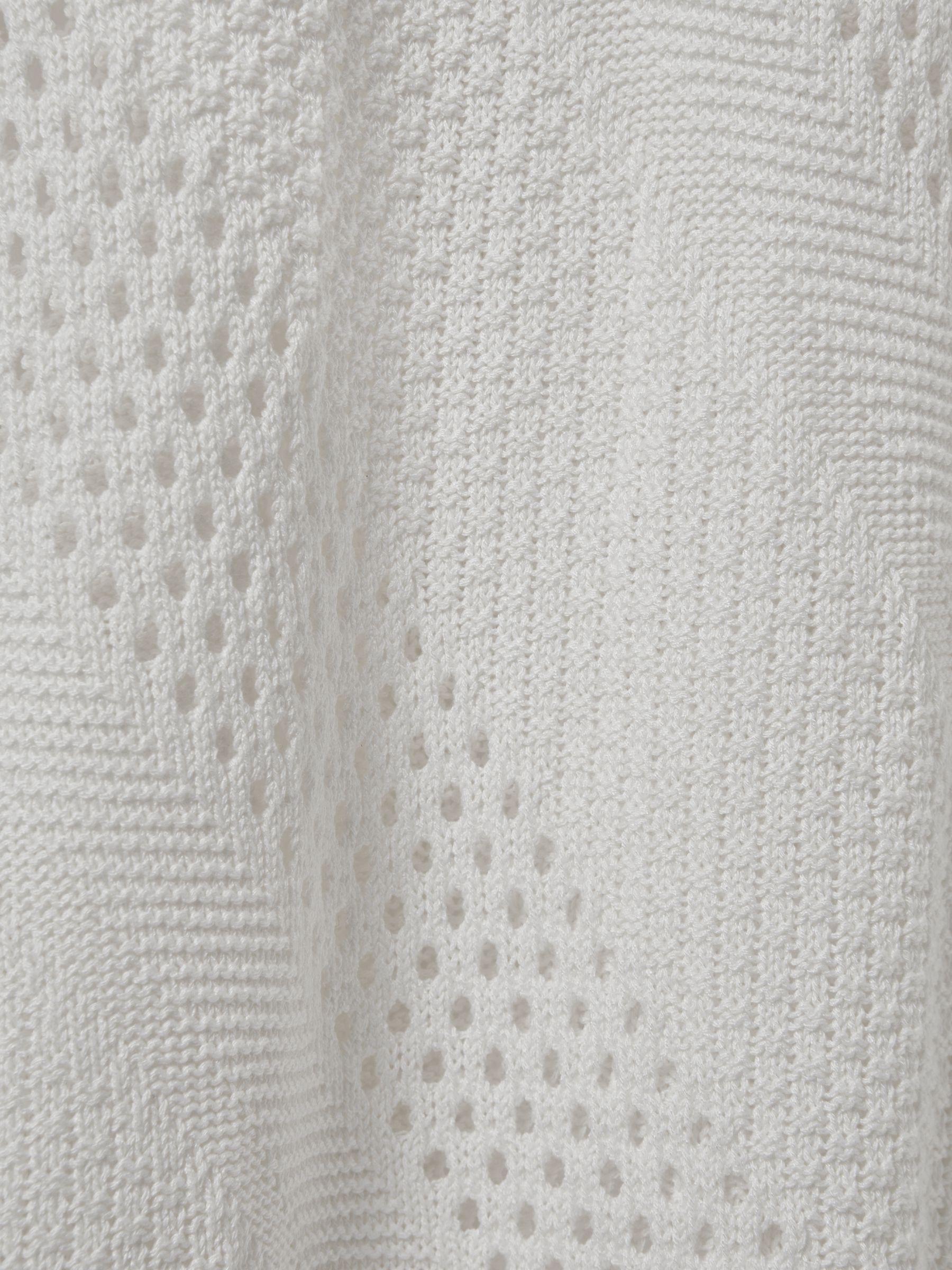 Florere Crochet Midi Dress in Ivory Product Image