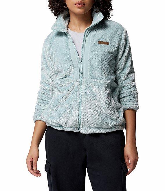 Columbia Fire Side Fleece Stand Collar Long Sleeves Zip Front Jacket Product Image