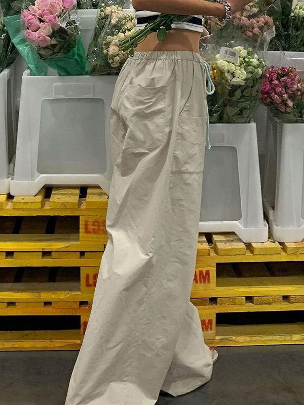 Y2K Baggy Parachute Cargo Pants Product Image