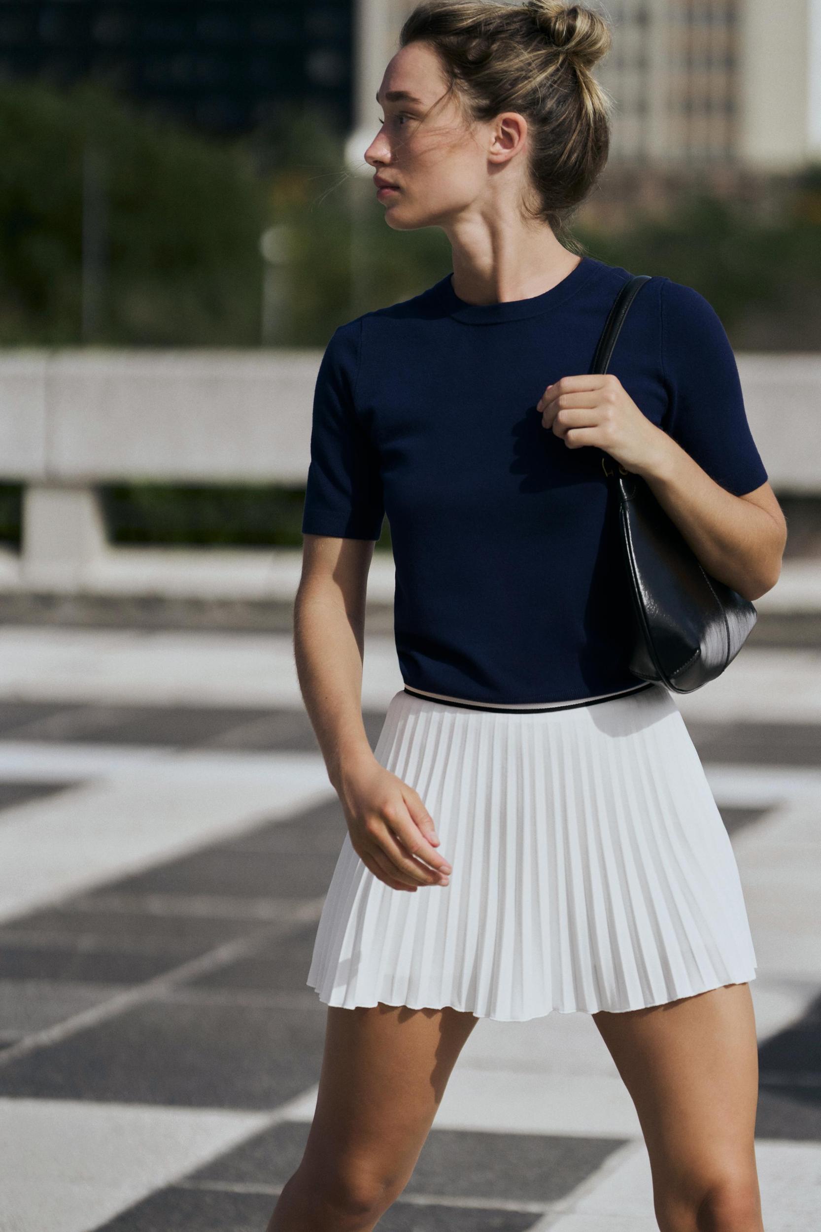 PLEATED SKORT Product Image