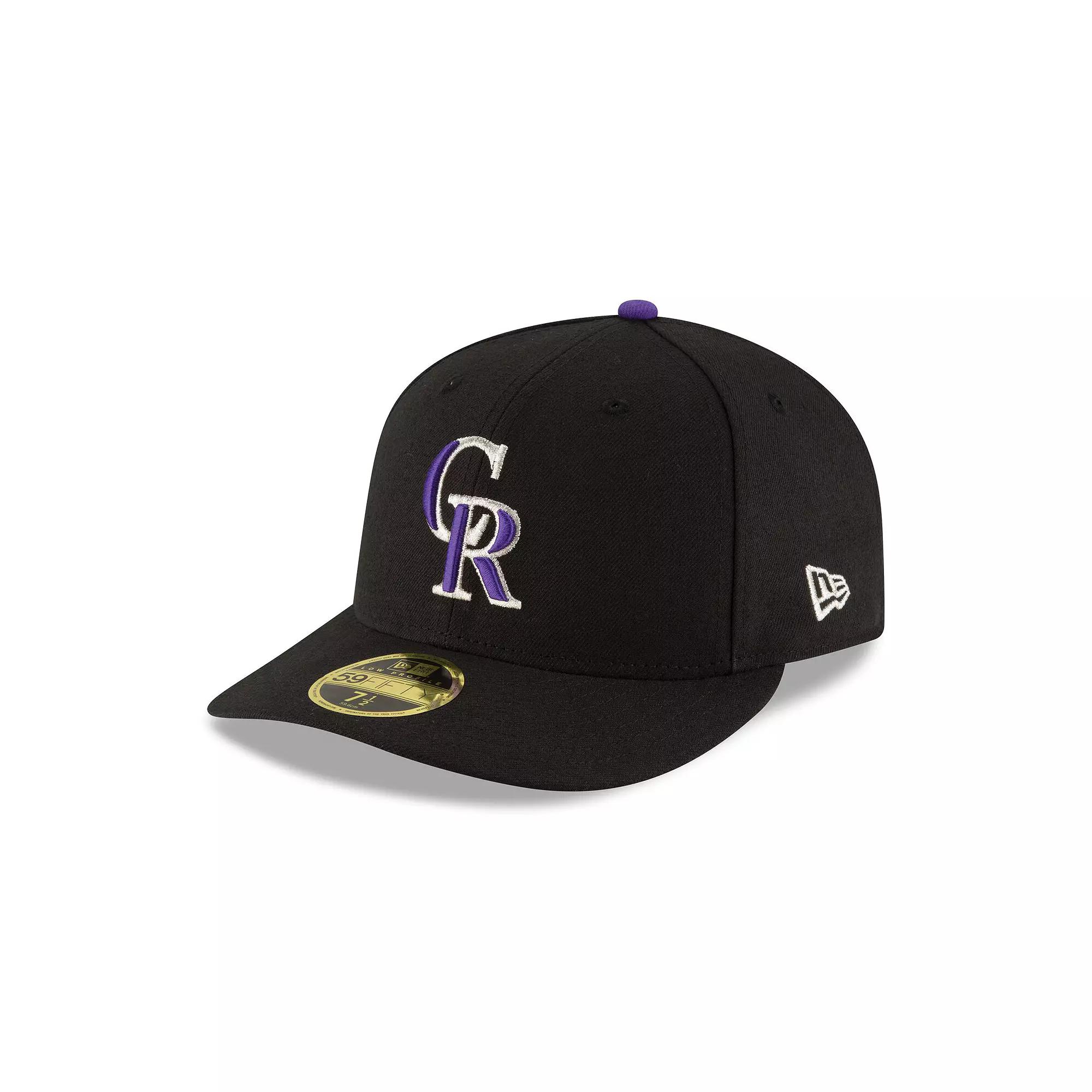 Men's New Era Purple Colorado Rockies Alternate 2 Authentic Collection On-Field Low Profile 59FIFTY Fitted Hat,  Product Image