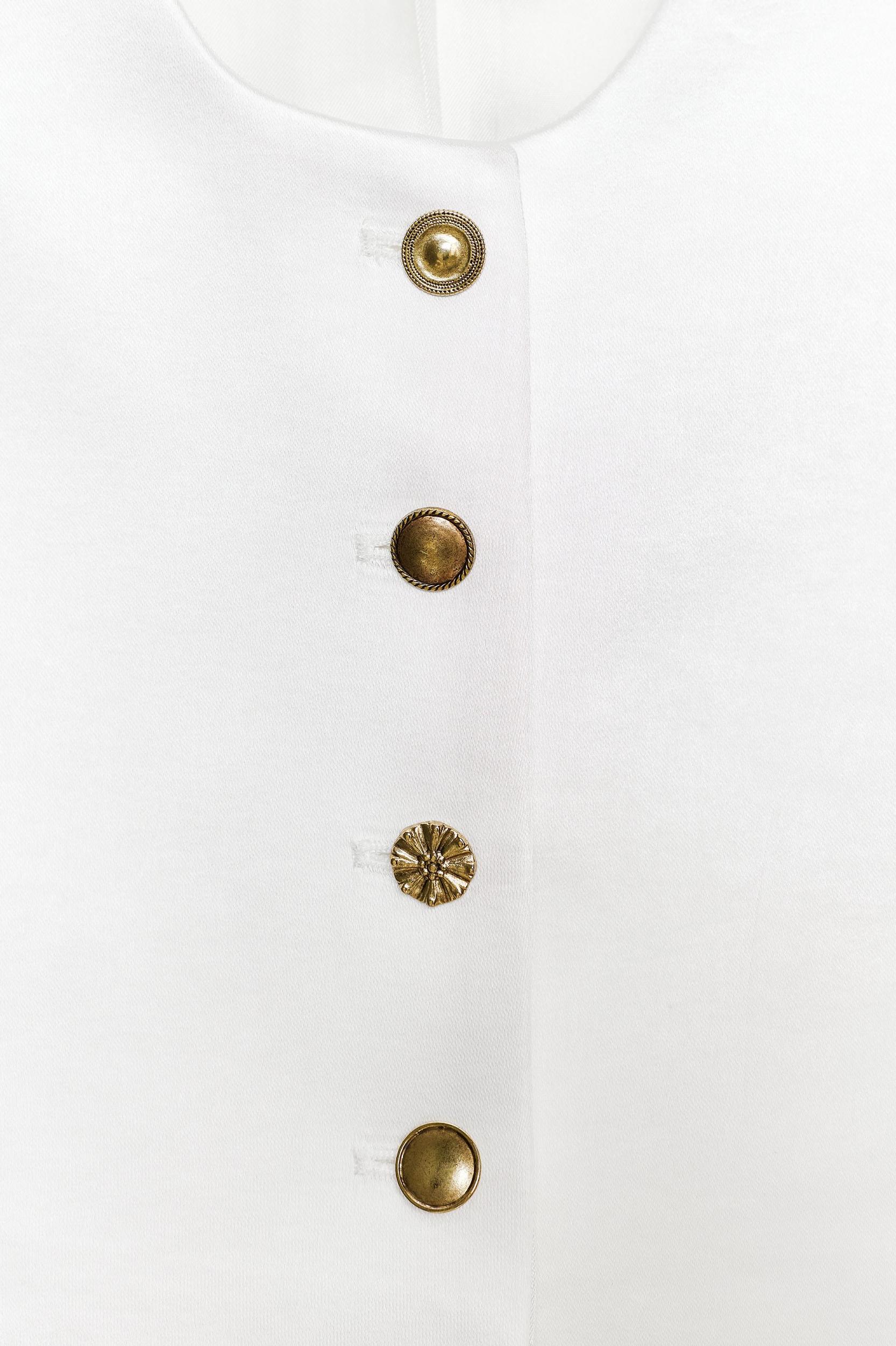 ZW COLLECTION SATIN VEST Product Image