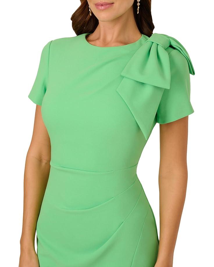 Knit Crepe Tiered Sleeve Dress Product Image