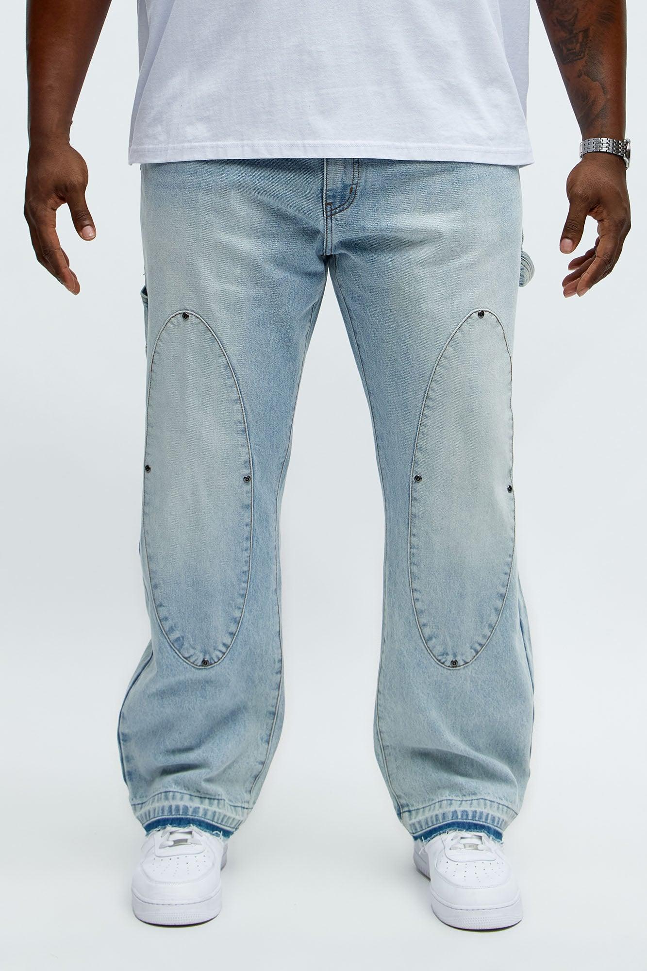 Straight Round About Carpenter Jeans - Medium Wash Product Image