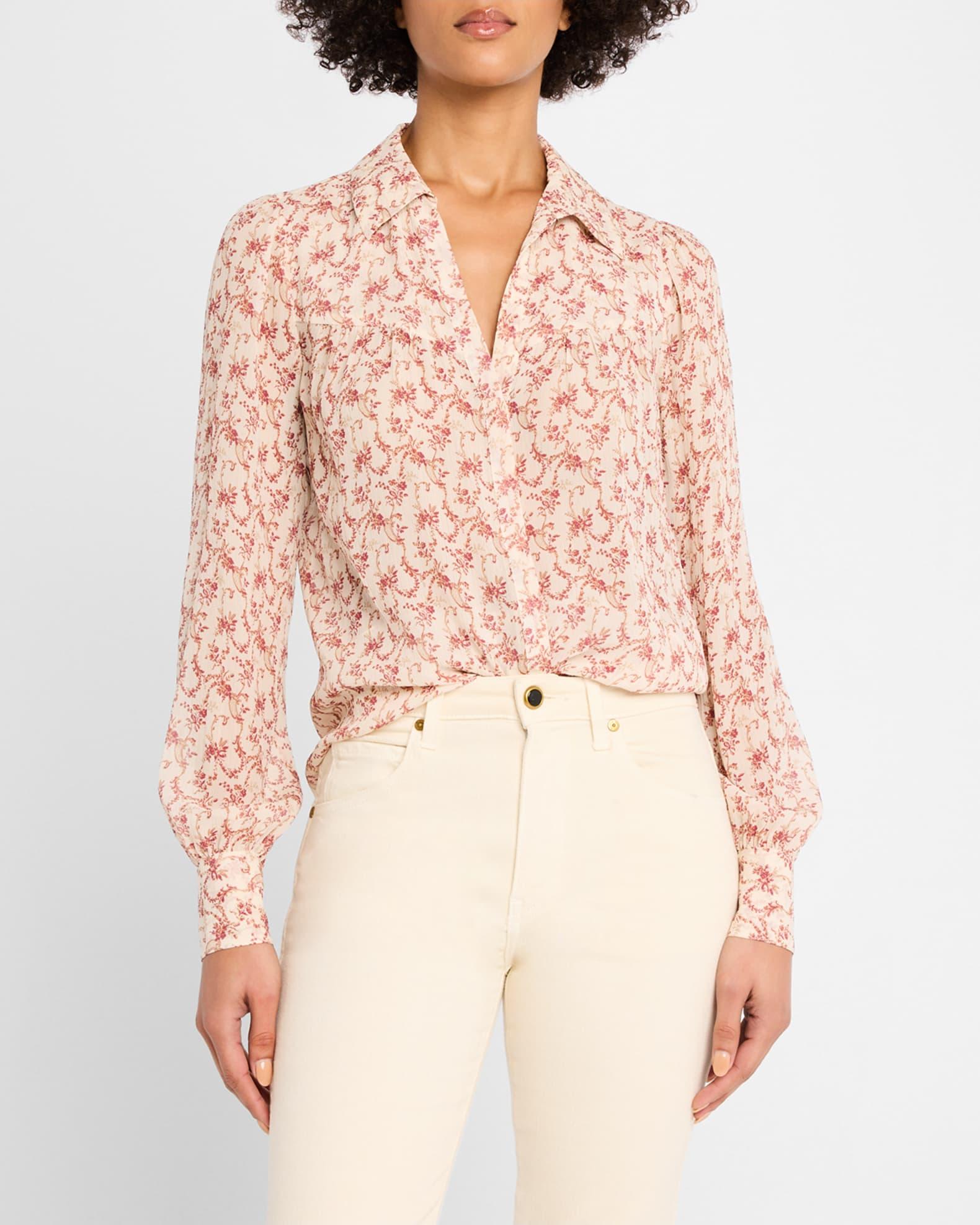 Gardener Floral Button Down Blouse Product Image