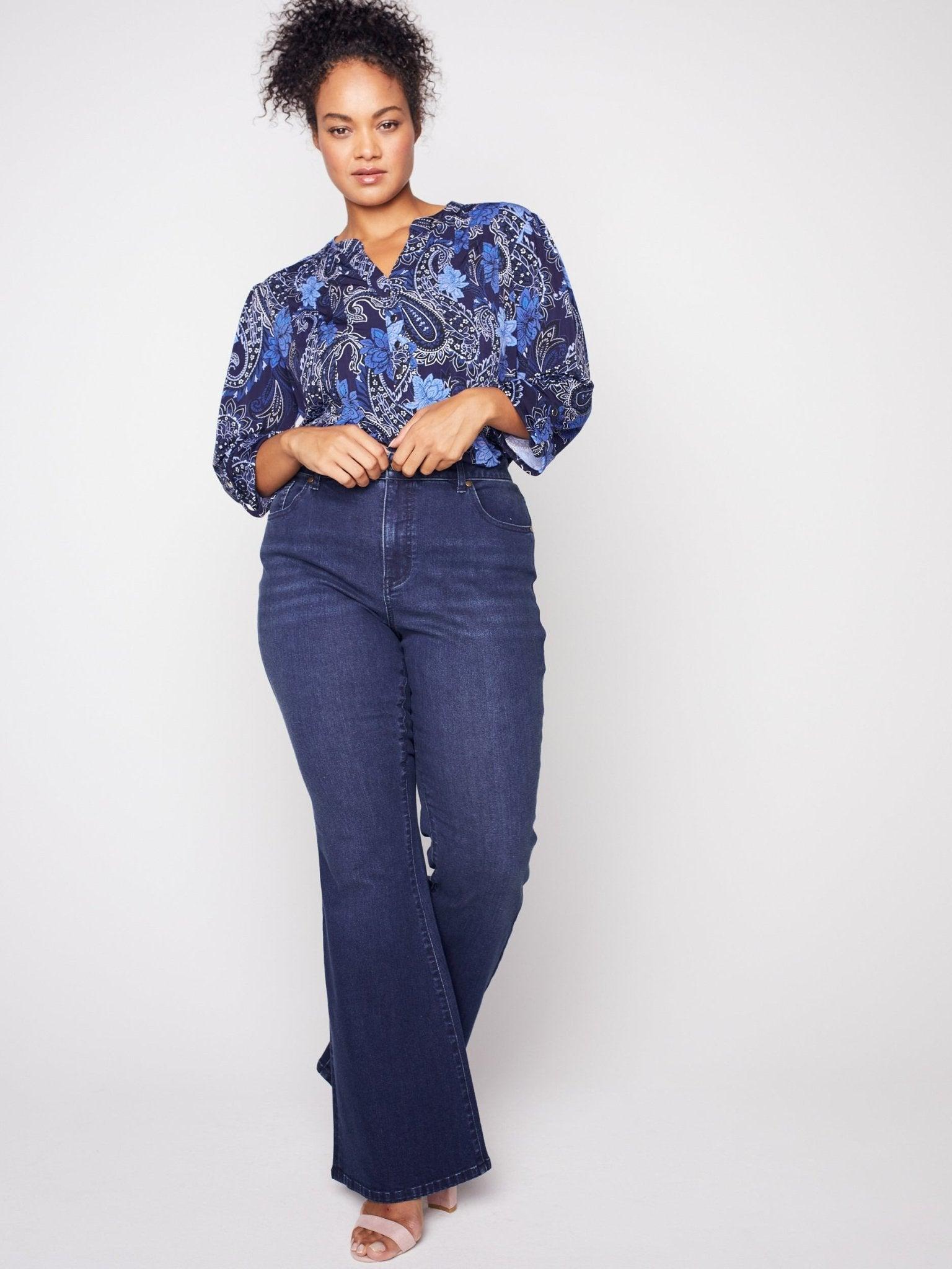 Westport Signature High Rise Modern Flare Leg Jeans - Plus Product Image