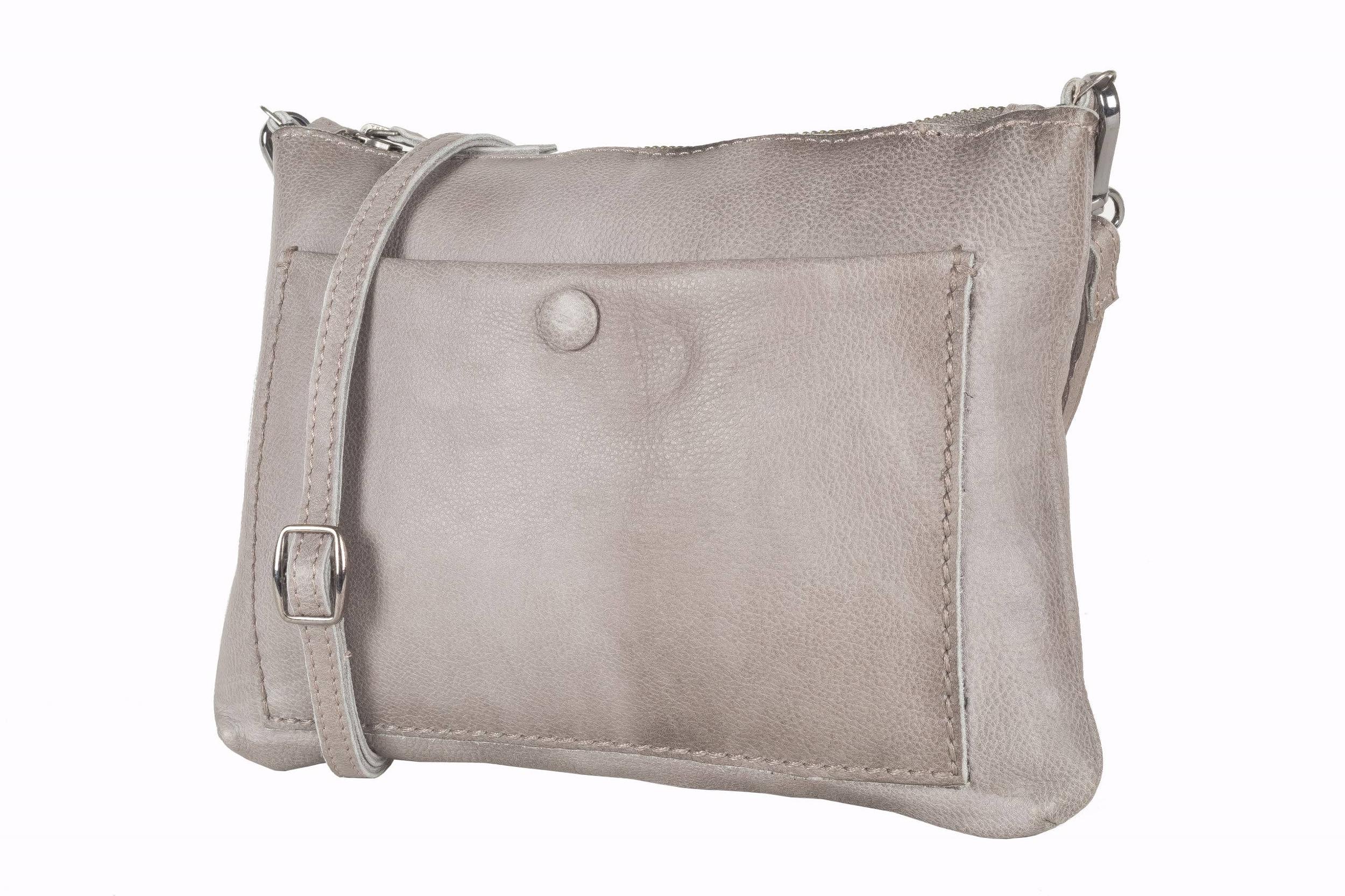 [MIA] SMALL CROSSBODY & CLUTCH | SUPER SOFT NAPPA LEATHER: TAN Product Image