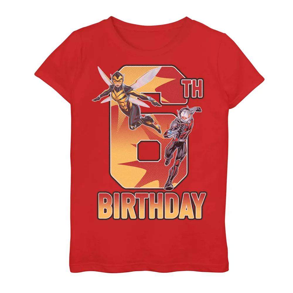 Girls 7-16 Marvel Wasp Ant-Man 6th Birthday Tee, Girl's,  Product Image
