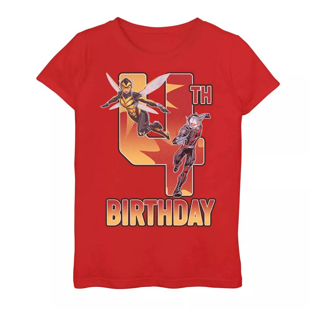 Girls 7-16 Marvel Wasp & Ant-Man 4th Birthday Tee, Girl's,  Product Image