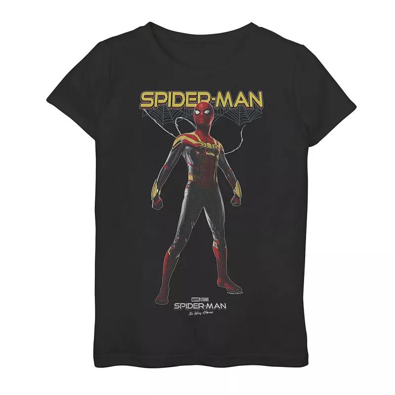 Girls 7-16 Marvel Spider-Man I'm Stuck On You Text Graphic Tee, Girl's,  Product Image