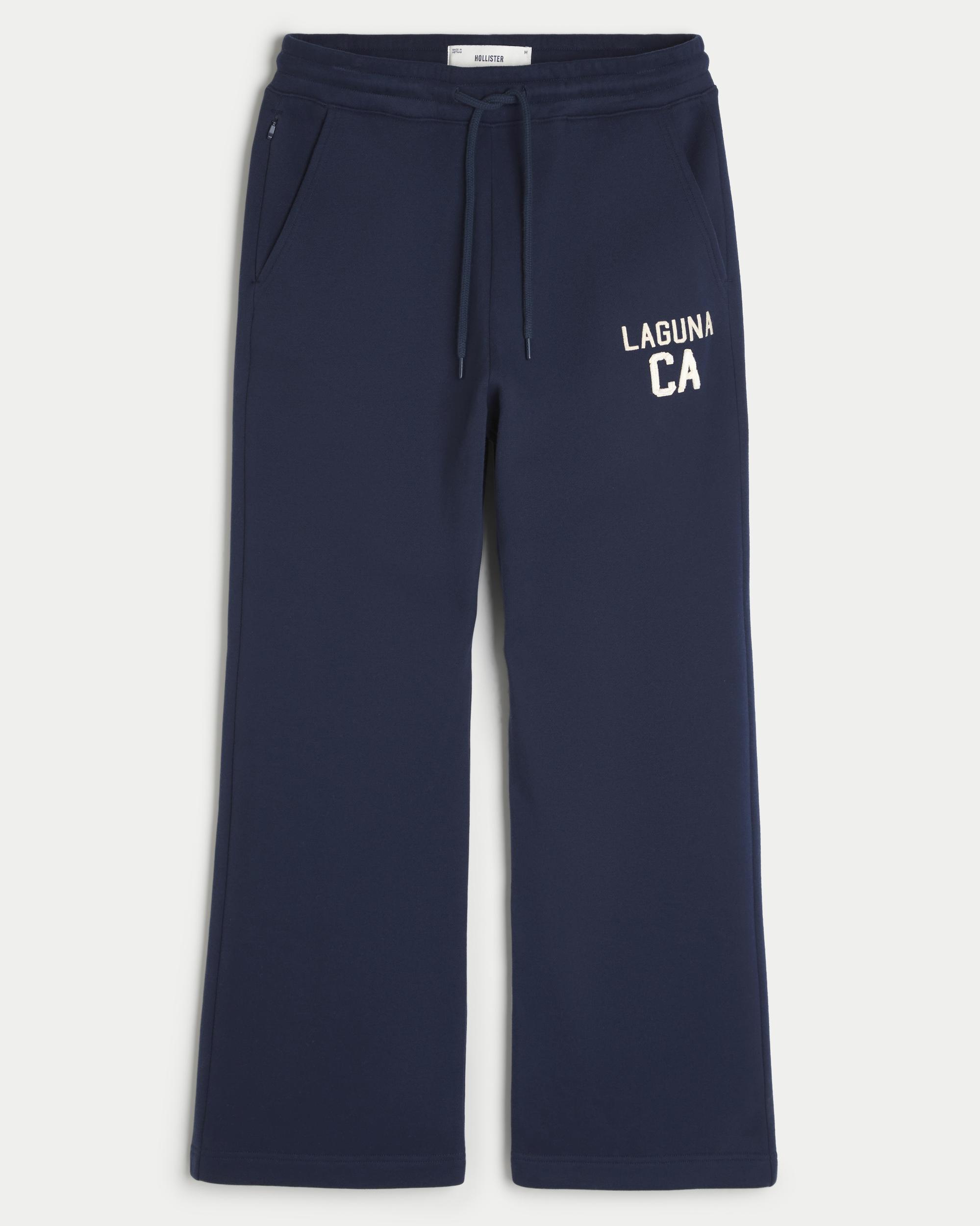 Applique Graphic Bootcut Sweatpants Product Image