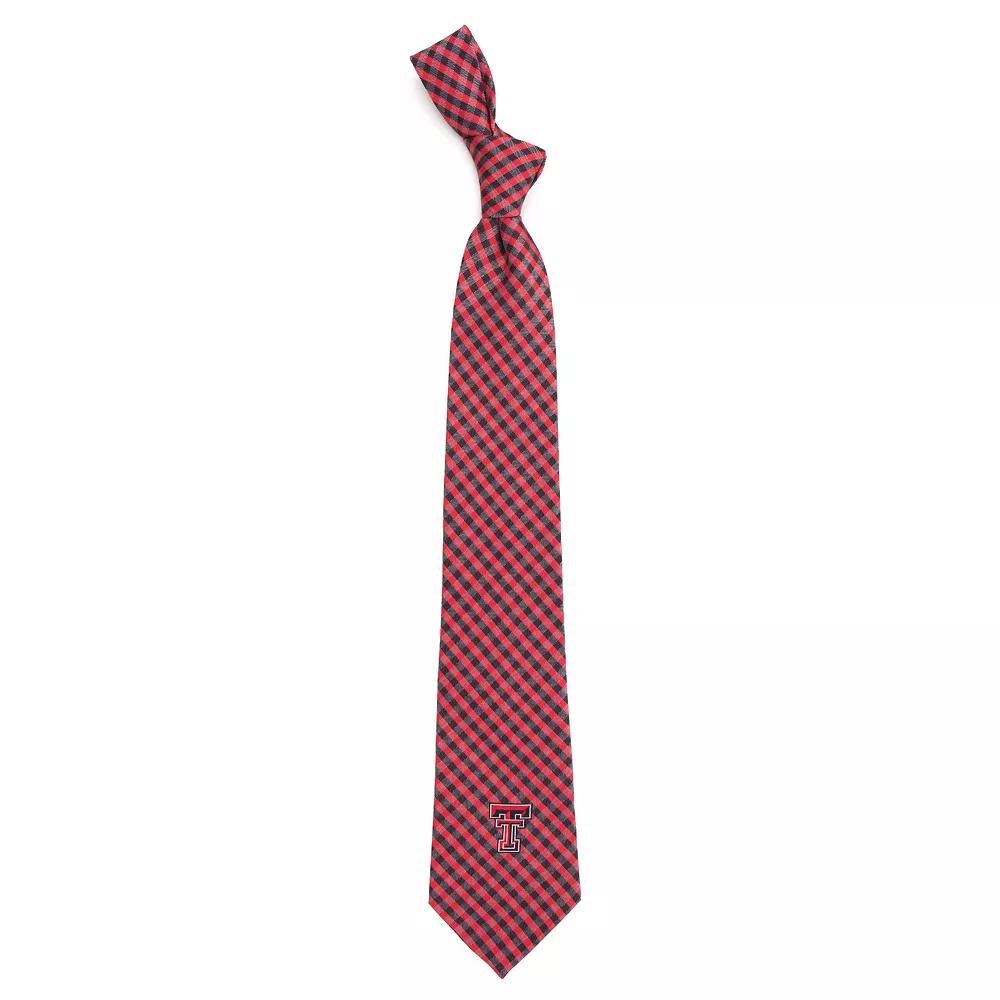 Men's Kansas Jayhawks Gingham Tie, Team Product Image