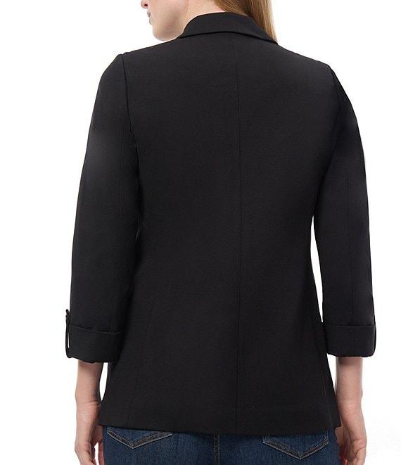Jones New York Ponte Notch Lapel One-Button Jacket Product Image