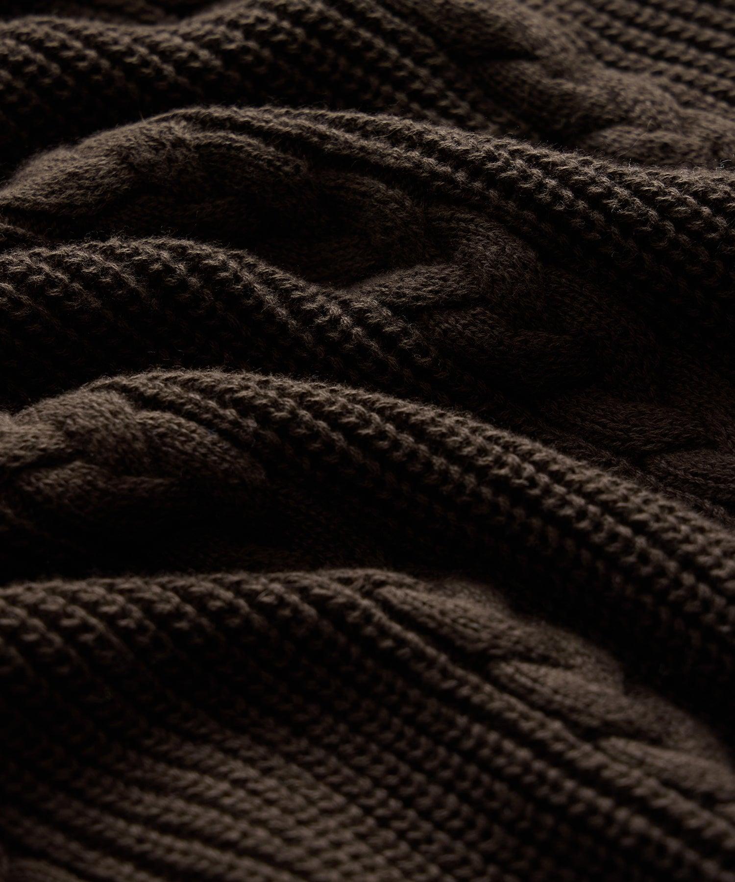 Beechwood Cable Knit Sweater Polo Product Image